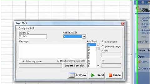 Excel API SMS Basic Video