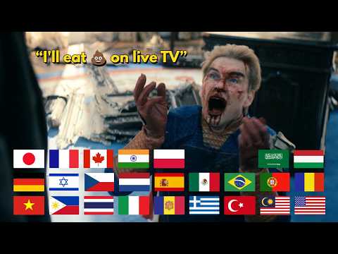Homelander Begging For His Life in 30 Languages | The Boys S5