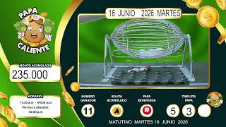 PAPA CALIENTE MATUTINO MARTES 16 JUNIO 2026