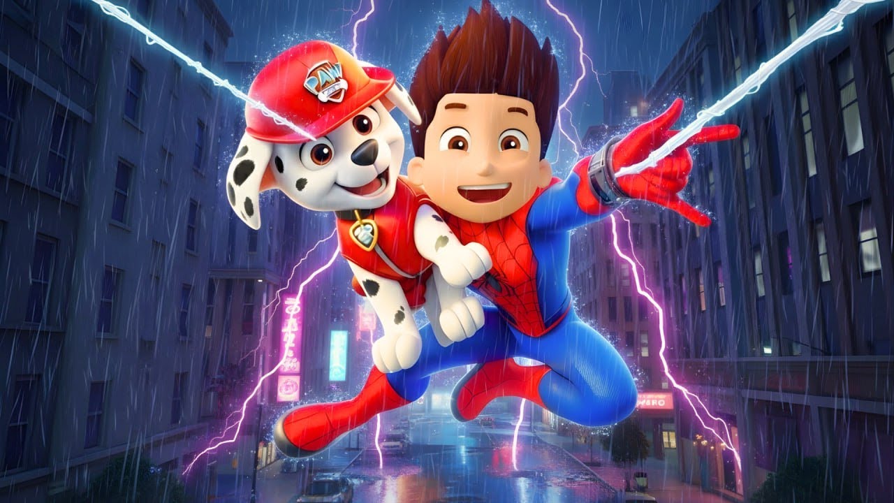 SUPERMAN RYDER Please Help! Please Rescue MARSHALL From Danger | Paw Patrol Ultimate Rescue