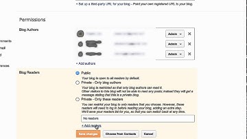 Privacy Settings Blog