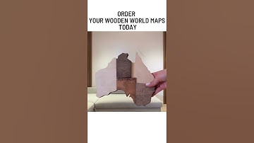 3D Luminous Colored wooden world maps for decoration | children