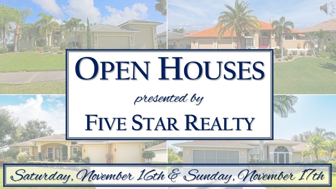 Five Star Realty Open Houses November 16th and 17th, 2019 YouTube