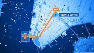 LIVE: Crowds Fill NYC for New York Knicks Championship Parade | NYC Live Chopper | NBC New York