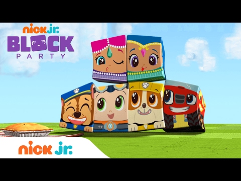 Runaway Melon w/ PAW Patrol, Shimmer and Shine, Blaze & Rusty Rivets | Block Party