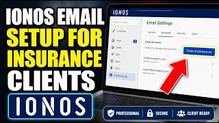 How to configure IONOS email for insurance client communication - Step By Step screenshot 2