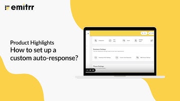 How To Setup Custom Auto Responses In Emitrr? Step by Step Guide.