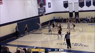 Geneva WBB Highlights against Thiel on 12.1.21