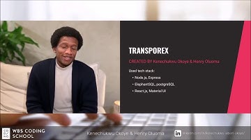 Kenechukwu Okoye & Henry Oluoma: Transporex – Final Project of Web & App Development Bootcamp