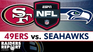 NFL Live Stream Scoreboard: 49ers vs. Seahawks Free Play-By-Play & Raiders Watch Party On ESPN