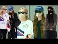 Jennie, Rosé and Lisa at ICN airport, back from New York