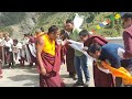 His holiness somang renpoche ji  visit in miyar velly gompa tashi chhoizing gompa miyar velly