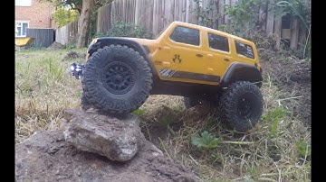Axial SCX24 Unboxing review and test drive UK based