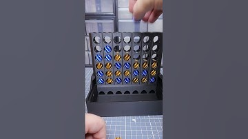 Connect Four, 3D printed! 🕹️ If you enjoyed the video, leave a like and follow me! 🔥🔝 #shorts