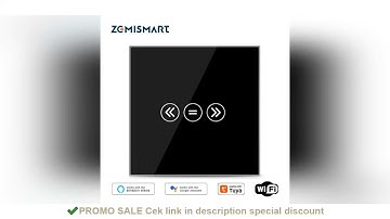 Zemismart WiFi Smart Curtain Switch with Limit Function Electric Blind Smart Life APP Control Roller