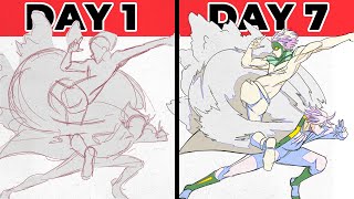 Animating a Fight Scene for 7 Days - Day 7