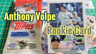 Topps 2023 Baseball Series 2 pack | pulled Anthony Volpe Rookie Card New York Yankees