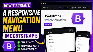How to Create a Responsive Navigation Menu in Bootstrap 5 (Step-by-Step)
