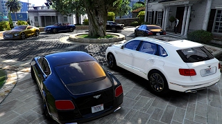 GTA V | BENTLEY CARS COLLECTION  | BENTAYGA | CONTINENTAL GT | MULSANNE | FLYING SPUR | EXP 10