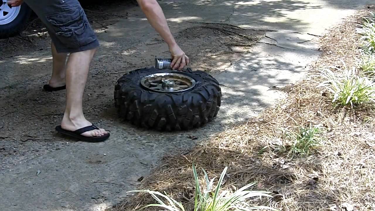 Fire Helps Put Tire Back on Rim - YouTube