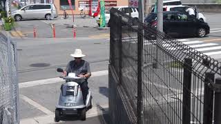 2019 8.18★電動カート★父親が運転89才。