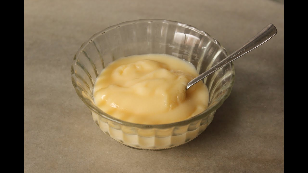 Crema de limón sin gluten y sin lactosa