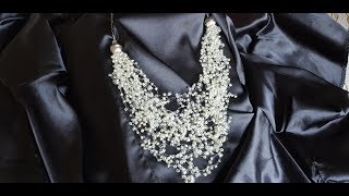 Tığ İşi Kolye Yapımı - Diy Crochet Necklace