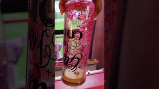 Sublimation Snow Globe Glass Tumbler #sublimation #crafting