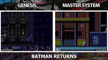 Sega Genesis vs Sega Master System | Batman Returns