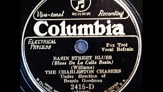 The Charleston Chasers: Basin Street Blues 1931  (Benny Goodman, Jack Teagarden)