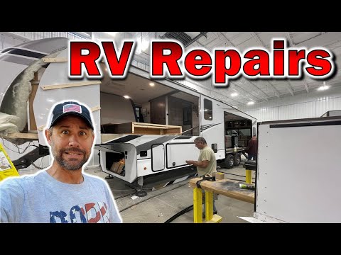 RV Repairs At The Factory - Displaced For One Week