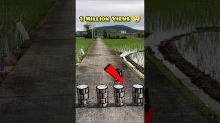 Fake Road Pillars Prank 😂 #viral #youtubeshorts #shorts