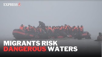 Thumbnail for Migrants risk TREACHEROUS channel crossing day after 94 rescued