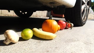 Crushing Fruit With Car!! (DON'T WATCH IF YOU'RE VEGAN) screenshot 5