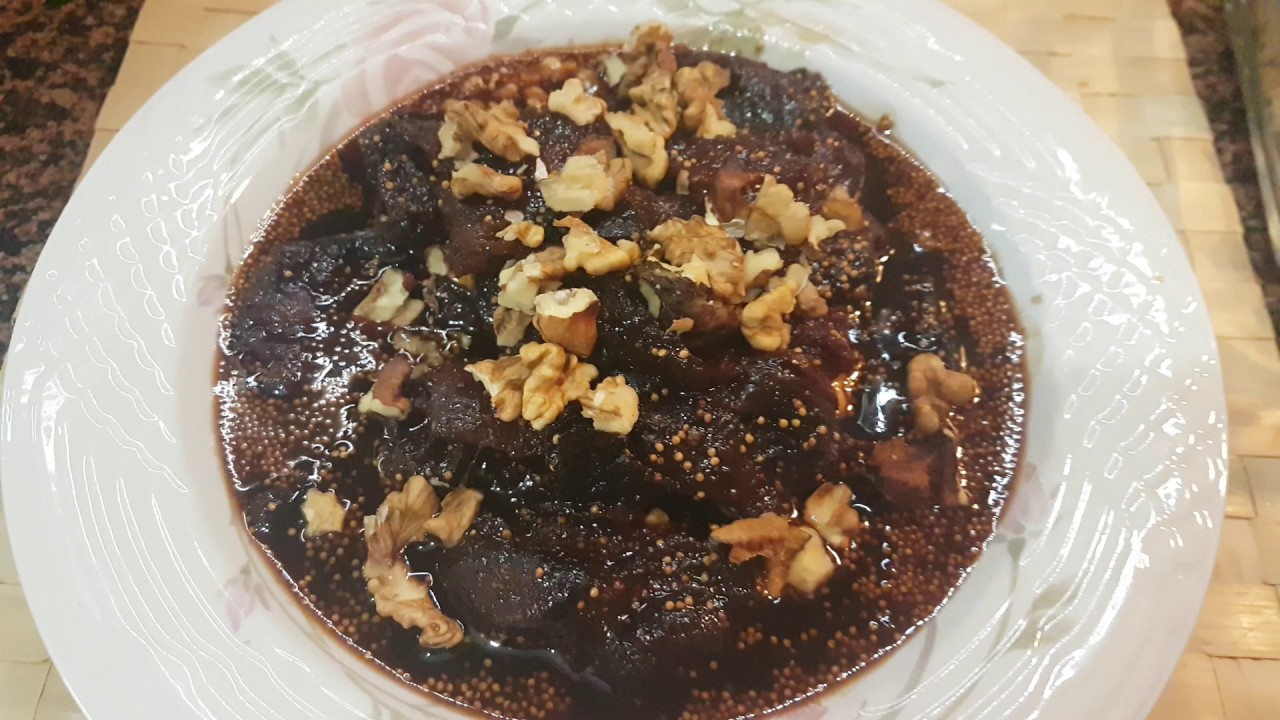 KURU İNCİR REÇELİ YAPILIŞI/SİYAH İNCİR KURUSUNDAN REÇEL YAPILIŞI - YouTube