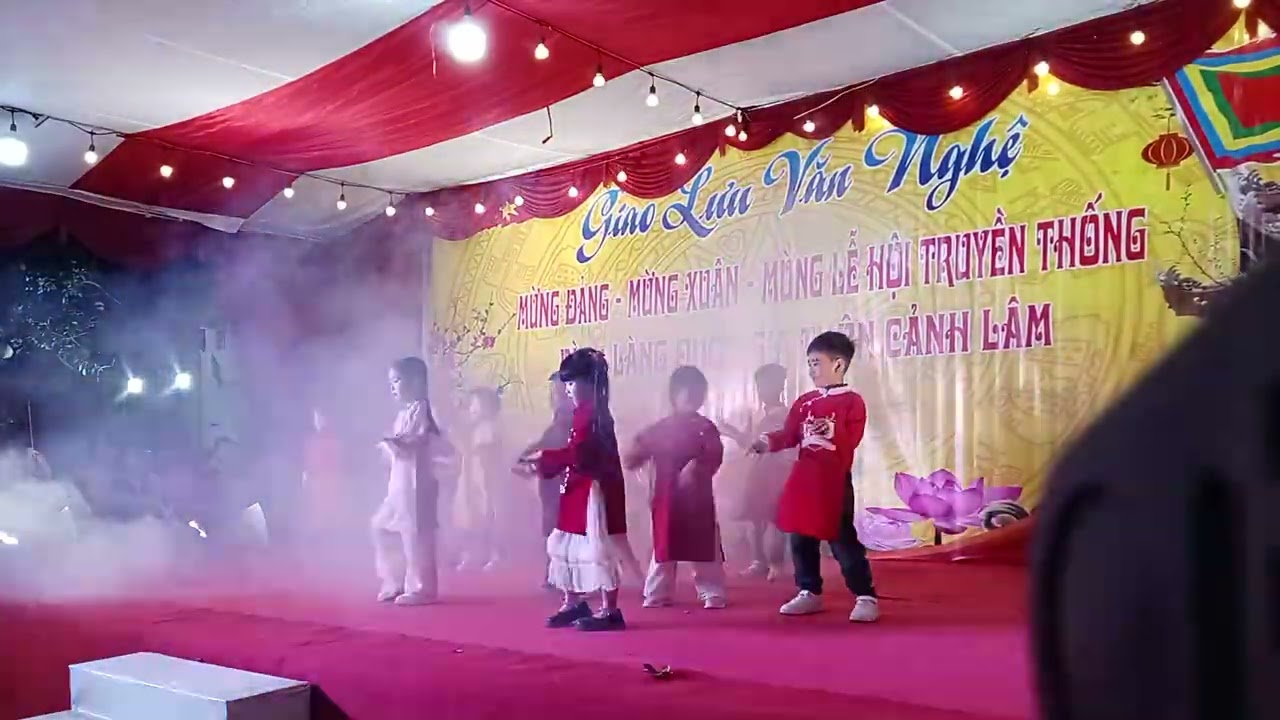 Mừng Đảng mừng Xuân mừng lễ hội truyền thống đình làng quốc gia thôn cảnh lâm 