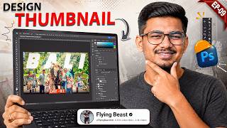 How to Make Travel Vlogging Thumbnails in Photoshop Ft. Flying Beast | EP-09 | Bijoy Dey