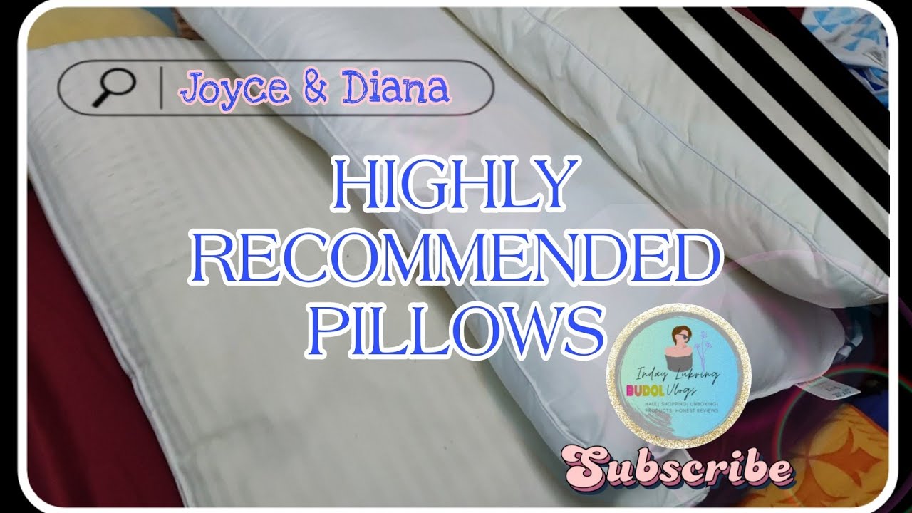 Highly PILLOWS from JOYCE & DIANA Review 58 Budol Ni