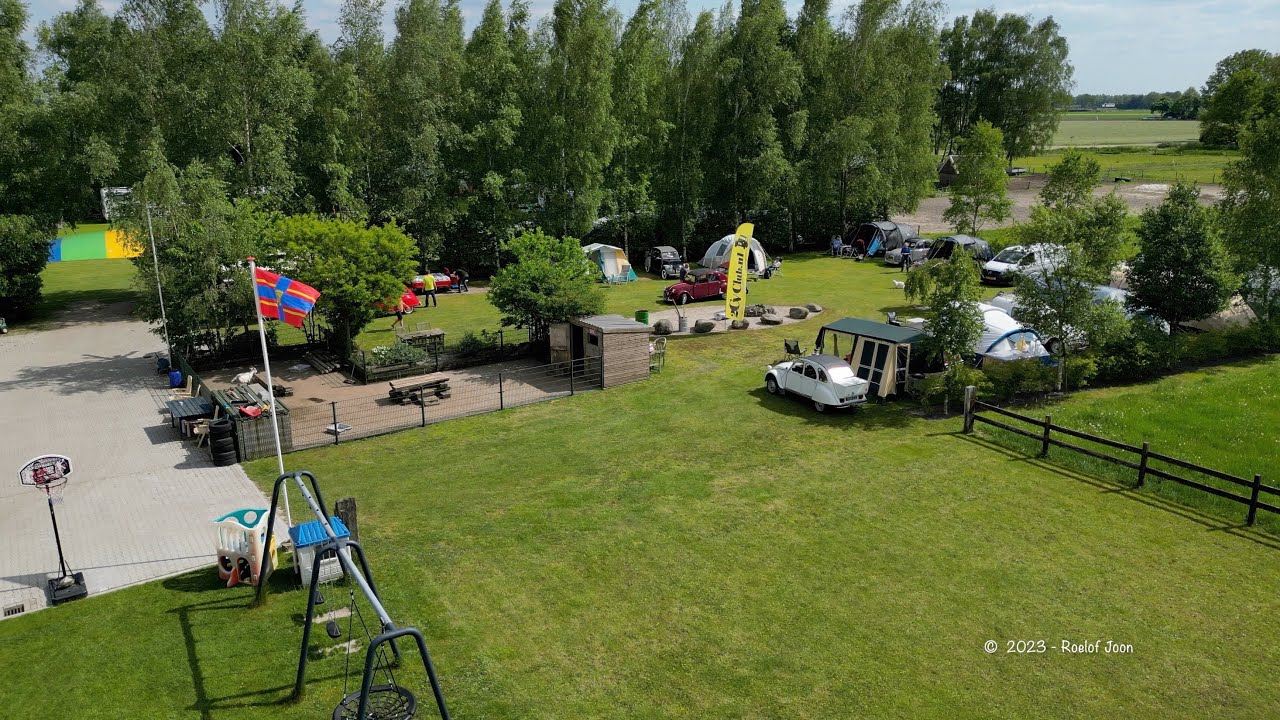 Camping weekend 2CV Club Nederland op 