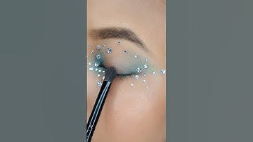 ✨️rhinestone makeup✨️rate this look.....#shortvideo #shorts #eyemakeup #viralshorts #ytshorts