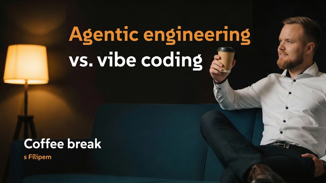 Náhled videa: Vibe coding není softwarový vývoj. Je to jen začátek jedné dlouhé škály