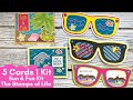 Sun & Fun Kit |  The Stamps of Life | 5 Cards 1 Kit