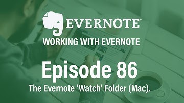 Working With Evernote | Ep 86 | The Evernote Watch Folder (Mac)