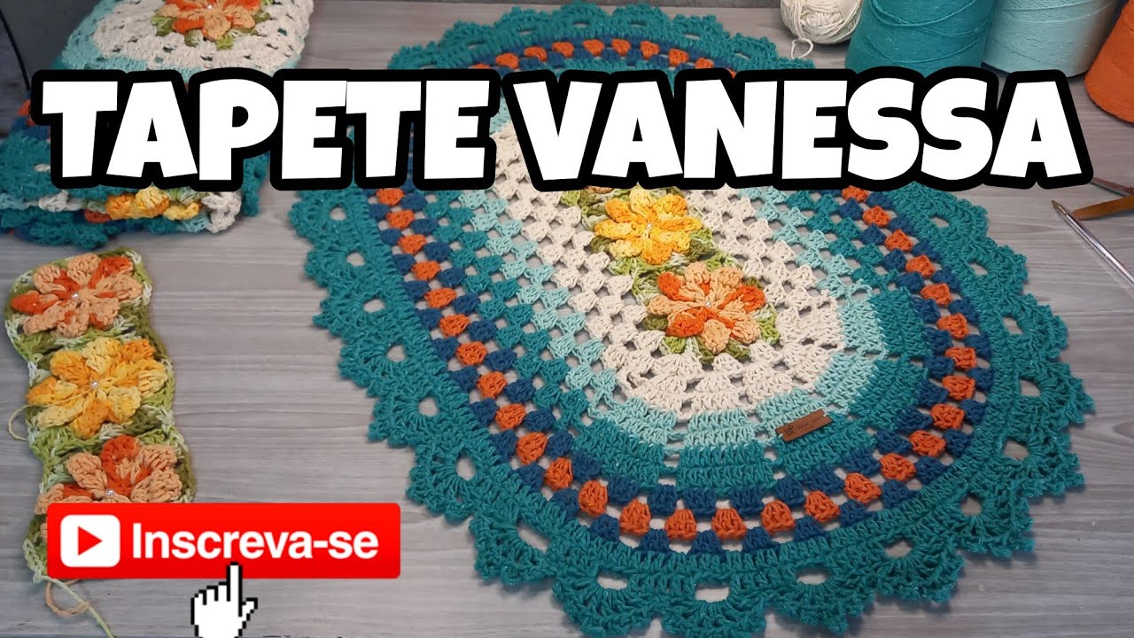 TAPETE VANESSA / PASSO A PASSO #TAPETEECONOMICO RÁPIDO E FÁCIL