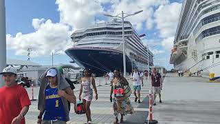 ❤❤ walking Bahamas cruise port in 4K