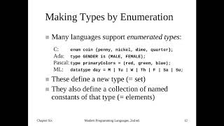 CSCI 305 - Lecture 15: Types Part 1