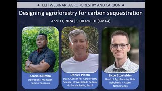 2024 Agroforestry & Carbon Webinar 2 of 4: Designing Agroforestry for Carbon Sequestration