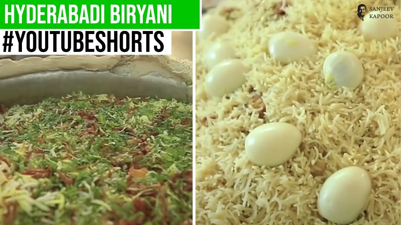 Hyderabadi Biryani | #Shorts | Sanjeev Kapoor Khazana | Sanjeev Kapoor Khazana  | TedhiKheer