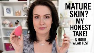 تجربة كريم أساس Clarins الشهير على البشرة الناضجة | مراجعة صادقة لمدة 8 ساعات screenshot 3