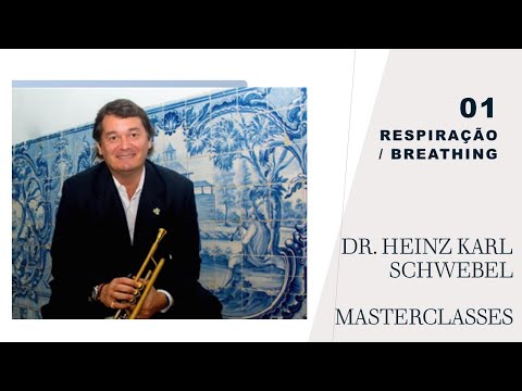 🎺🎺🎺🎺🎺 [TRUMPET MASTERCLASS] -  BREATHING(Respiração) by Dr. Heinz Karl Schwebel